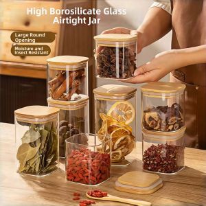 HALEXIONG | Borosilicate Glass Storage Jar