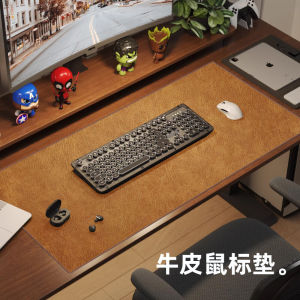 Teana Premium Cowhide Mousepad High-Endโต๊ะคอมพิวเตอร์กันน้ําล้างทําความสะอาดได้สําหรับโต๊ะเขียนหนังสือและสํานักงาน