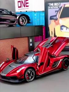 Mô Hình Xe Hơi Siêu Xe JESKO Tỷ Lệ 1/24 Bằng Hợp Kim Đúc Có Âm Thanh Mô Phỏng Chức Năng Kéo Lùi Dành Cho Trẻ Em Quà Tặng Sinh Nhật Đồ Chơi Sưu Tầm