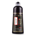 Natural Black Plant-Based Hair Dye One-Wash Transformation White to Black Hair Coloring Agent Long-Lasting Color Correction. 