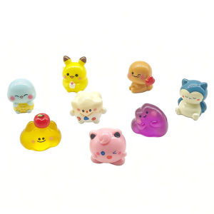 Takara Tomy | 8-piece set of Pokemon Pikachu mini Q-version anime figurines cute series toy gifts