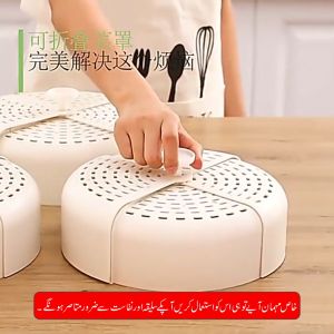 STNDRD Foldable Food Cover: A Solution for Cake Dish Insulation & Anti-flies Storage