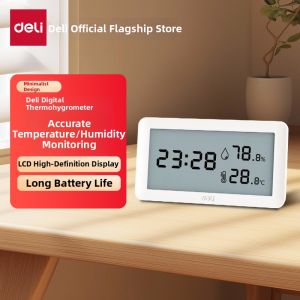 deli | High Precision Infant Room Humidity and Temperature Meter