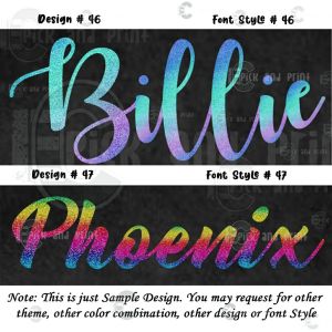 Personalized Name Calligraphy/Lettering Printed for DIY Party Backdrop Party Decorations (PRICE IS PER LETTER)