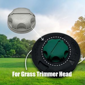 Garden Tool Parts Gasoline Brush Cutter Accessories Aluminum Top Cap for Grass Trimmer Head