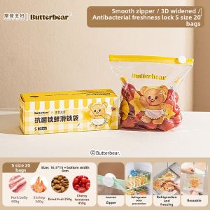 MODERN SWEETHOME | Food Grade Ziplock Resealable Storage Bags