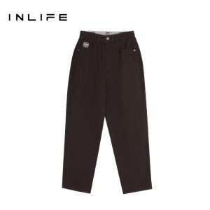 Loose Straight Leg Womens Pants with Thicker Lining