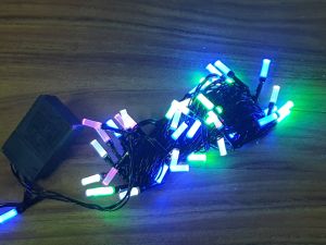 Dây Đèn Led thanh ống nhỏ nhiều màu Dài 10m Bóng Tròn Nhỏ điều khiển nhiều chế độ