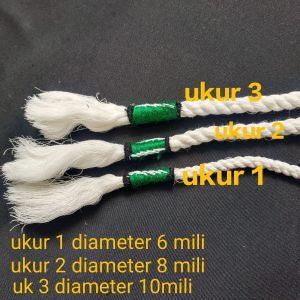 TALI KOLOR SONGKET HIJAU | TALI USUS SONGKET hijau| TALI CELANA WAROK SONGKET| TALI PAGAR NUSA