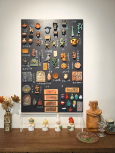 Refrigerator Magnet Blackboard Zinc Plated Magnetic Display Board Wall Storage Rack Photo Wall Decorative Iron Filing System