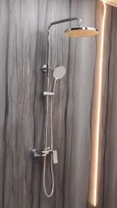 Sen Tắm Đứng Nóng Lạnh. Sen Cây Chất Liệu Đồng Thau Sang Trọng Mạ Nano Tay Gạt Dễ Dàng Thao Tác LaMi