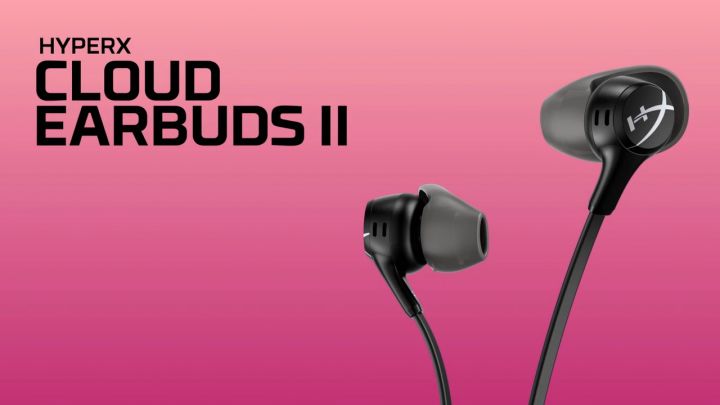 HyperX Cloud Earbuds II Gaming Headphones หูฟังเอียร์บัด หูฟังมีสาย การเชื่อมต่อแบบ 3.5 มม.