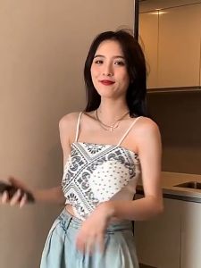 Ninabobo BR004 Tanktop Mimi Tank top Slayer Vest Scraf Bandana Summer Wanita Mimi Corak Ethnic Scarft Crop