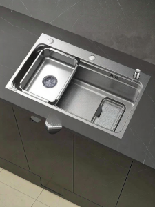 JIAYUN | 304 Stainless Steel Large Single Basin Kitchen Sink Undermount