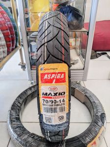 Ban tubles matic Aspira techno 70/90 80/90 ring 14 dan 90/90 ring 14 beat vario mio soul