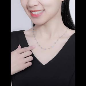 Natural Stone Chain  Necklace  for Women Fashion Jewelry on Neck Set  Party /Wedding Luxury Gift  Handwork Sweater Chian Femme