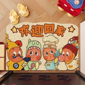 Thảm Lông Nhung Hình Người Sao Chổi Dễ Thương Thảm Lót Cửa Nhà Chống Trượt Chống Bụi Thảm Lót Cửa Lớn Thảm Lót Chân Thảm Lót Sàn