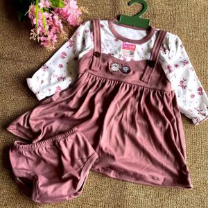 Dres anak bayi prempuan lengan panjang 2-12 bulan ( motif bunga)
