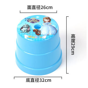 Thickened Plastic Small Stool round Adult Toddler Nursery Kindergarten Childrens Low Chair Home Use Comfortable Rubber Stool