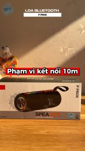 Loa Không Dây Kết Nối Bluetooth P PRO 6 - Sản Xuất Mới 2024 - Kết Nối Đa Thiết Bị  Cộng Hưởng Âm Thanh ĐỈnh Cao  Chống Nước  Pin Khỏe  Nhỏ Gọn Mang Theo