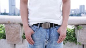 Tactical Dragon brand mens belt smooth buckle canvas belt casual work pants belt version trendy male student youth outdo