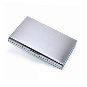 Rfid Business Credit Card Holder Men Women Minimalist Wallet Aluminium Bank Cardholder Case with Money Clip Designer Porte Carte