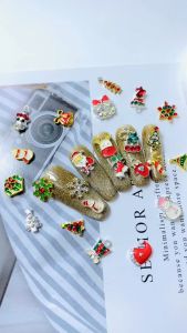 Set Charm Noel 25 viên trang trí móng mùa noel cực xinh