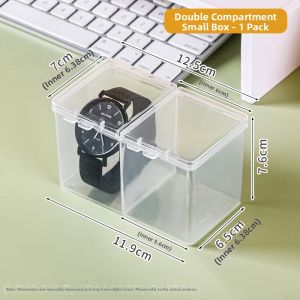 MRUN | Transparent Dustproof Watch Storage Box Double Slots