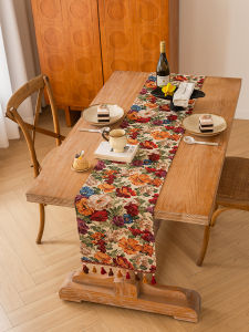 Joyful| Rustic Country Style Floral Table Runner