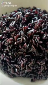 Gạo lứt đen Điện Biên 1kg gạo dẻo ăn giảm cân