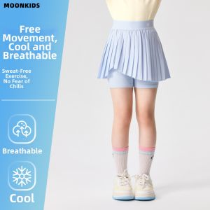 Moonkids | Quick-drying Tennis Sport Pleated Skirt for Girls