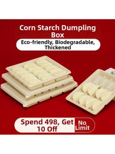 Degradable Starch-based Thickened Covered Dumpling Container