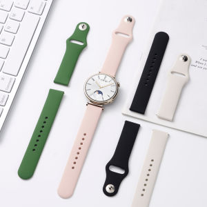 สายนาฬิกาผ้าไหมพรมยางสำหรับผู้หญิง ปิดด้วยหัวเข็มขัดแบบกลับได้ ระบายอากาศได้ดี สายนาฬิกาสำรอง สายนาฬิกาเทอร์โบ สายนาฬิกาเทอร์โบ