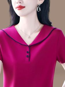 HUAXUNRAN | Stylish Casual Loose T-Shirt for Moms