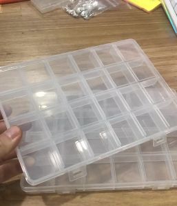 Hộp Đựng Đồ Trang Sức Bằng Nhựa Có Ngăn Chia 6-32 Ô Dùng Để Đựng Hạt Đồ Thủ Công Mỹ Nghệ Đồ May Vá Phụ Kiện Trang Sức