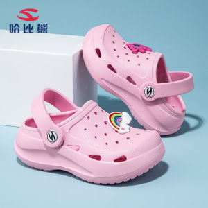 HOBIBEAR Boys Girls Sandals Breathable Hollow out Design Outdoor Beach Shoes Toddler Kids Slip-On Footwear Summer Season