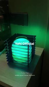 Variable 16 Color Acrylic Desk Lamp Rechargeable Light Bedroom Ambient Desktop Decorate Room Props Home Decor Night Light Gift