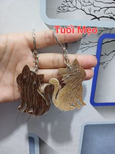 Móc khóa da trâu tuổi Mẹo