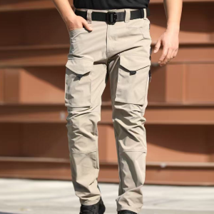 Men Tactical Pants Spring Autumn Cargo Trousers Military Combat Hiking Camping Climbing Quick Dry Casual Sportswear Multi-Pocket