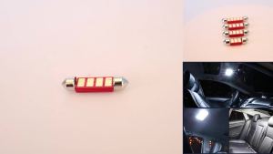 KEVANLY | 4PCS C5W 31mm 12SMD Super Bright LED Roof Light Bulb License Plate Lights FOR RV Interior Reading Lights Trunk Light Dome Light