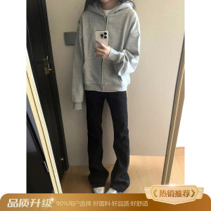 American Style Light Blue Washed Jeans Mens High Street Vibe Straight Leg Retro Slimming Pants Autumn Wear Cotton Polyester Blend