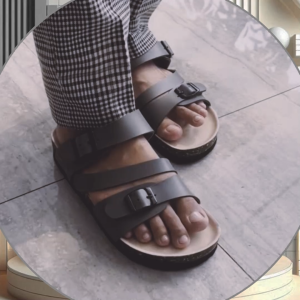 Inovable Sandal Casual Pria Wanita | Ringan Nyaman & Anti Slip - Marius Grey