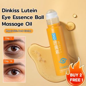 Dinkiss Lutein Eye Essence Oil -remove Eye Bags And Dark Circles Collagen Eye Essence/Plant Formula Reduce Fine Lines Eye Essence Oil/Anti-Wrinkle Moisturizing Brightening Eye Cream