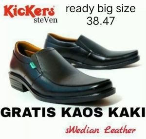 big size 38 47 Sepatu Pantofel Pria Dewasa Fentofel Pantofel Cowok Laki - Laki Sepatu Formal Kasul Sepatu Kerja BJ Hitam