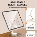 Easily Carried Transparent Acrylic Mobile Phone Tablet Holder with 360-Degree Rotation Feature YN262. 