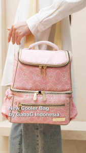 Gabag Cooler Bag GEMINI 2 Sekat | Muat Pompa ASI Besar Double Cooler Tahan Dingin 24 Jam Anti Bocor GARANSI