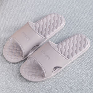 Indoor Home Bathroom Anti-Slip Soft Bottom Summer Couples Slippers Men Women Casual Comfortable Cotton Fabric Sandals