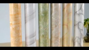 Self-Adhesive Marble Wallpaper & Heat Resistant PVC Wall Stickers: Wall Decorations for Kitchen, Bathroom, and Beyond