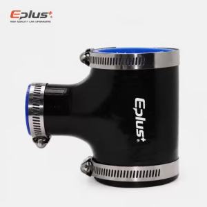Ống Silicon Đa Năng 3 Ngã Màu Đen Tăng Cường Dùng Cho Ống Dẫn Khí Nạp Turbo Bộ Làm Mát Trung Gian Khớp Nối Gel Silica.