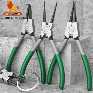 WYNNS 5/7/9/13 inch Snap Ring Pliers Set Lock Ring Circlip Pliers for Removing Installing Puller Locking Rings Shafts Hand Tool